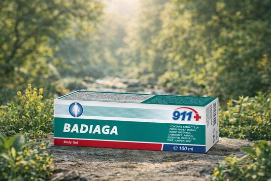 911 BADJAGA GELS SASITUMIEM UN ZILUMIEM 100ML